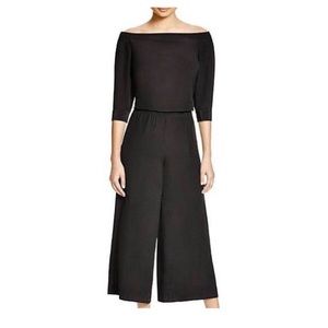 Theory black off the shoulder jumpsuit